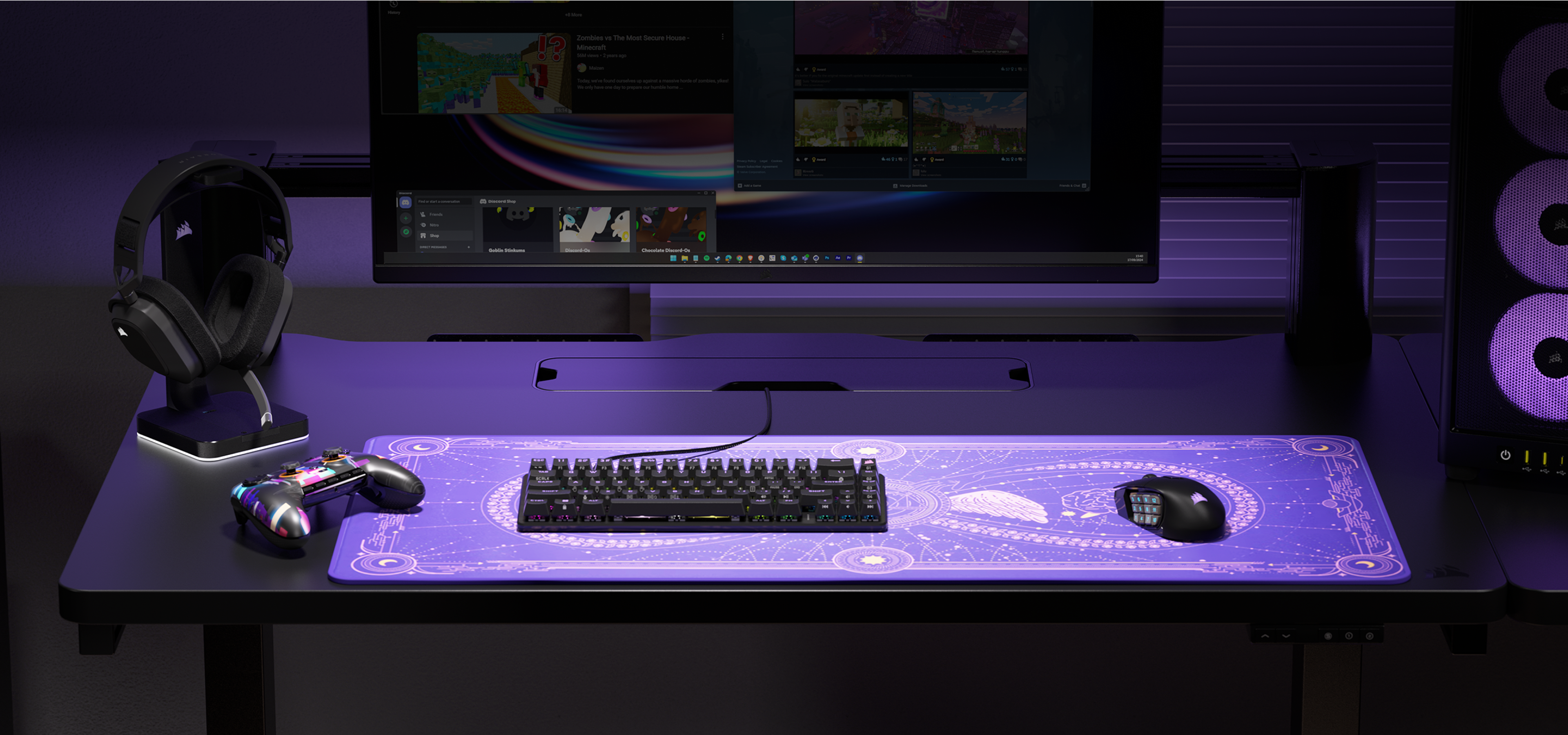 Platform:4 Elevate Desk - ブラック